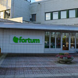 Entren till Fortum waste solutions kontor i Kumla